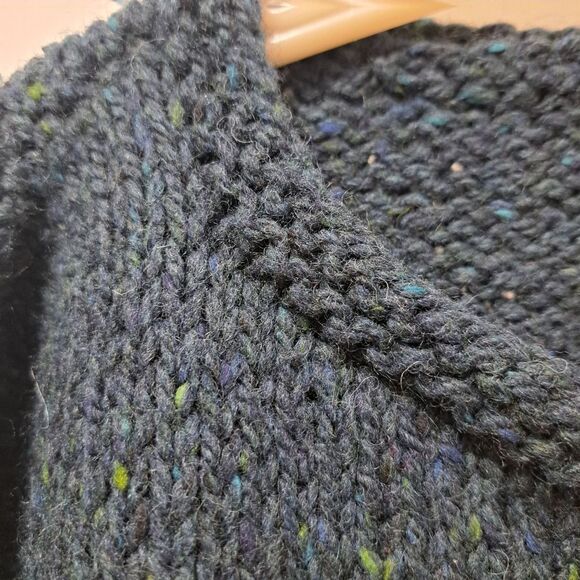 Vintage Knitting Needles For Margaret Hill Crochet Knit Sweater XL Green/Blue - Picture 12 of 17